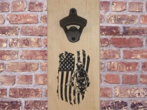 Bottle Opener - Firefighter - Maple