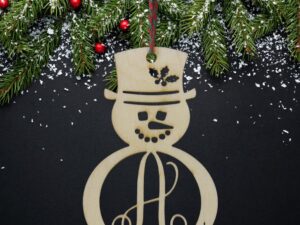 snowman ornament A