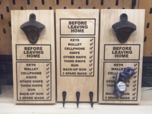 Bottle Opener - Before Leaving Home